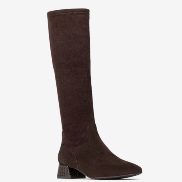 Donald J. Pliner Shoes - Donald J. Pliner Regina Dark Brown Suede Over the Knee Boots Womens Size 7 New